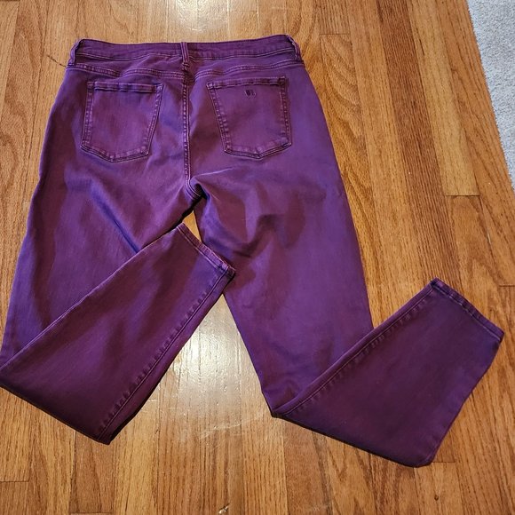 Wash Lab High Waist Purple Jeans with Stretch Size 31 - Picture 9 of 9